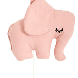 Colocataire Éléphant sur Ball Music Mobile - Rose