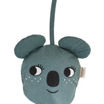 The Koala bucket hat from Roommate, folded into itself to reveal a koala face with a hanging loop.