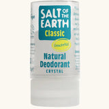 Salt Of The Earth classic unscented crystal deodorant stick made from 100% natural mineral salt