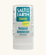 Salt Of The Earth classic unscented crystal deodorant stick made from 100% natural mineral salt