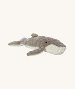 The Senger organic cotton cuddly whale stuffed animal toy. 