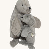 The large and small Senger cuddly seals.