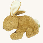 A Senger Large Cuddly Beige Rabbit on a plain background.