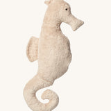 A side profile view of the Senger Large Cuddly Seahorse.