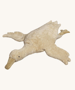  Senger Large Cuddly Goose organic soft toy in a creamy Linen colour. These soft toys are created from the highest quality, sustainable and traceable natural materials. Senger cuddly animal toys and soft dolls are handmade in Germany with love and attention to detail and we are proud Senger stockists here at Babipur. 