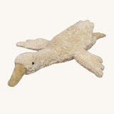 Senger Small Cuddly Goose organic soft toy in a creamy Linen colour. These soft toys are created from the highest quality, sustainable and traceable natural materials. Senger cuddly animal toys and soft dolls are handmade in Germany with love and attention to detail and we are proud Senger stockists here at Babipur. 