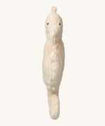 A front on view of the small Senger Cuddly Sea Animal Seahorse Organic Soft Toy