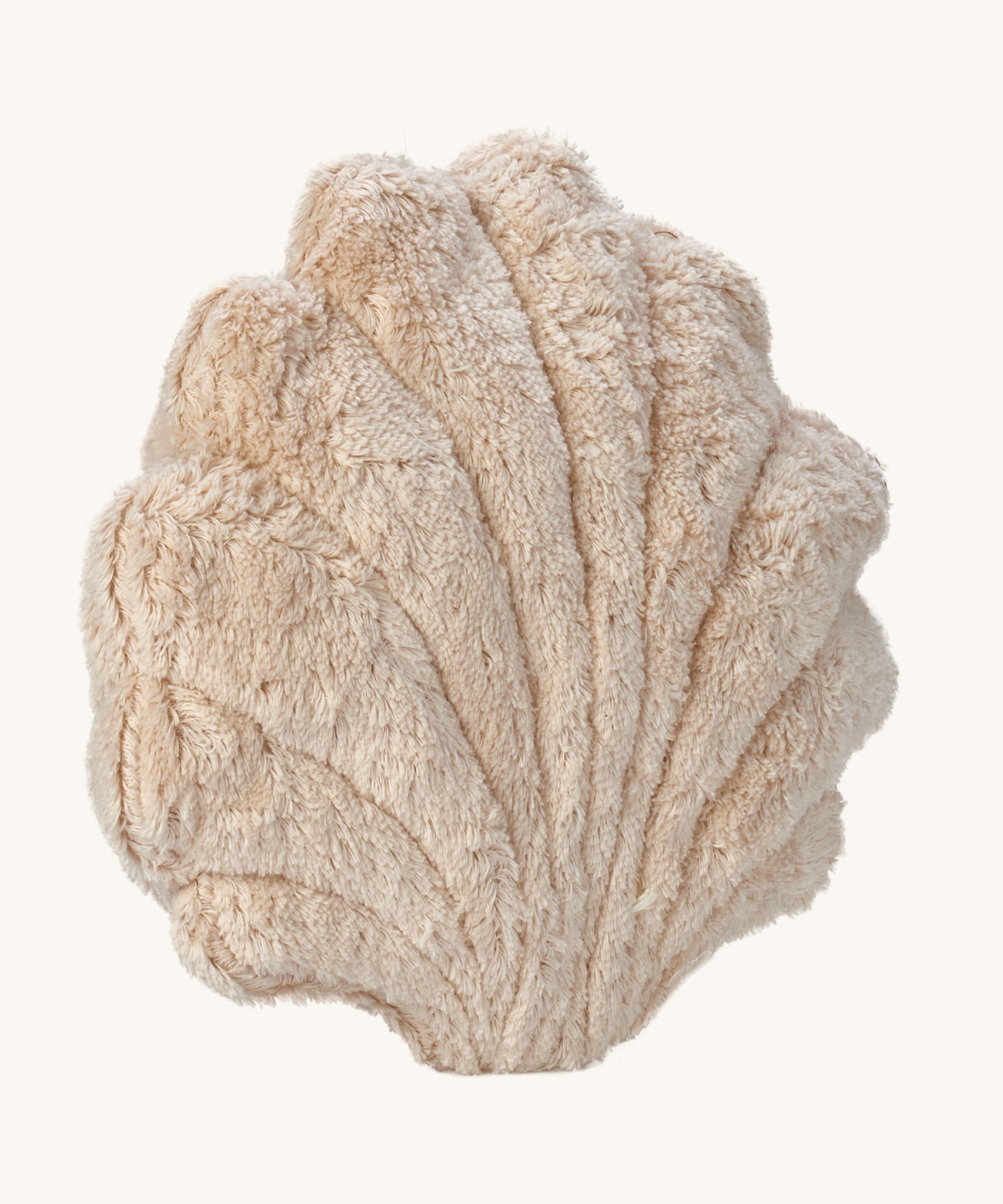 A front side view of the Senger Small Cuddly Sea Animal Shell  Organic Soft Toy