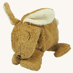 Senger Small Cuddly Animal Rabbit Toy, doubles up as a cuddly toy and a warm pillow at the same time. Inside there is a removable cotton pillow filled with cherry stones, on a cream background