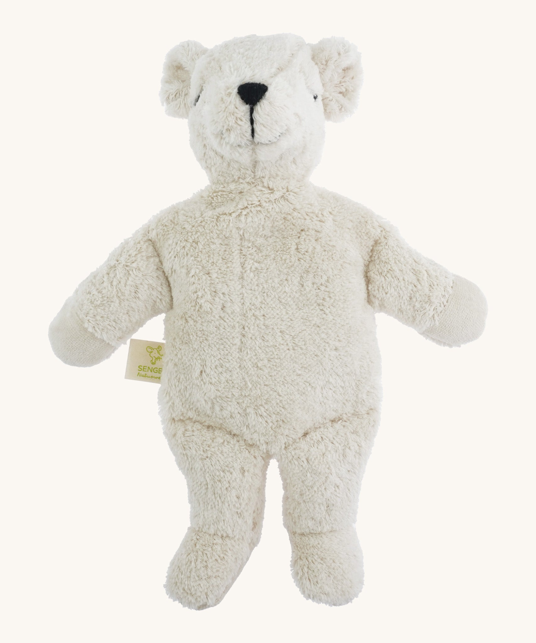 The Senger organic cotton cuddly polar bear teddy bear toy