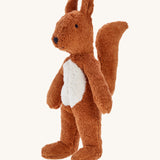 Senger Small Floppy Squirrel organic soft toy.