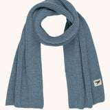 Silverstick Cirrus Merino Wool Scarf in a Celeste blue colour. Silverstick are proudly made in the UK and stocked here at Babipur. 