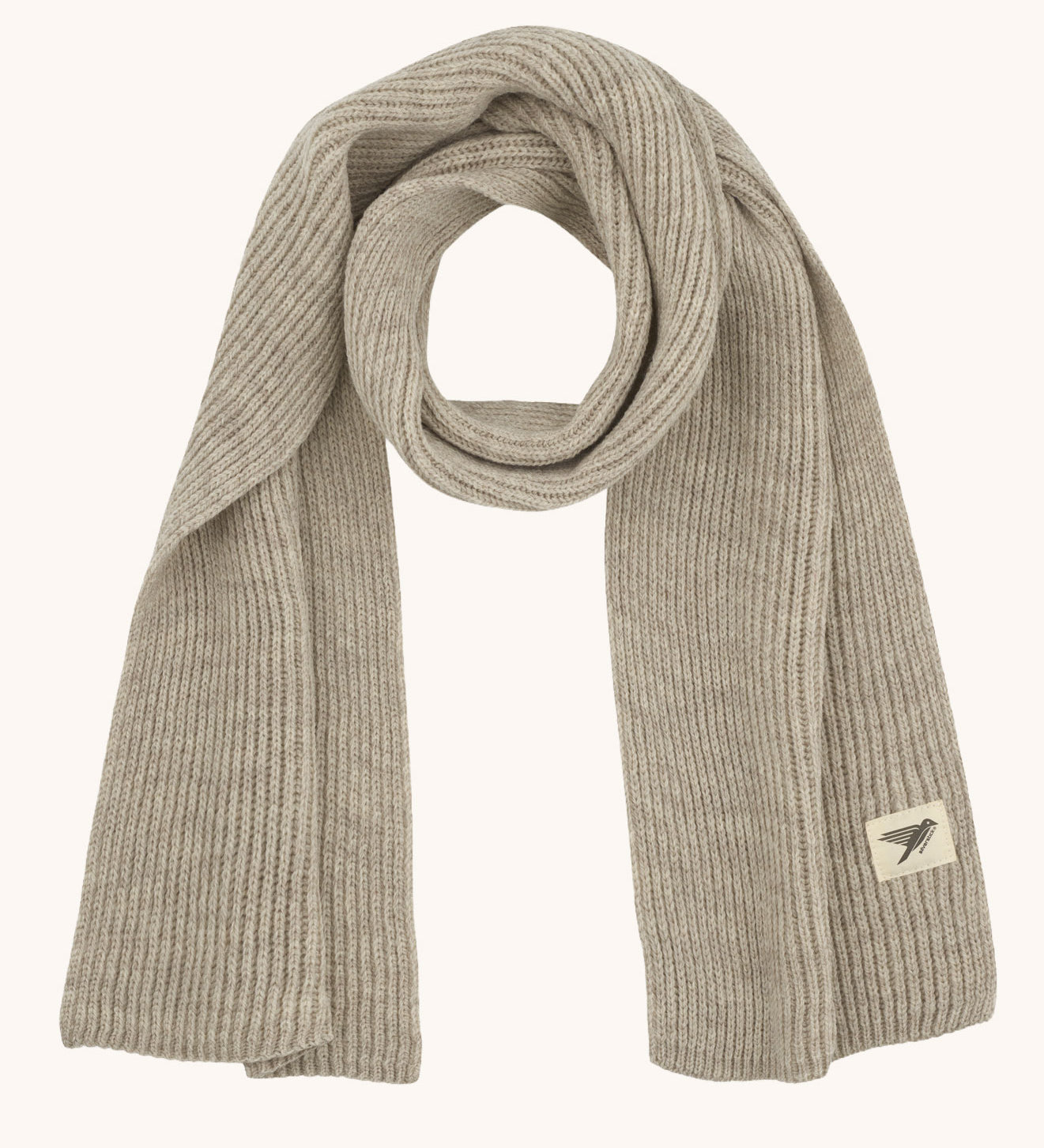 Silverstick Cirrus Merino Wool Scarf in the Oat colour way. Silverstick are proudly made in the UK and stocked here at Babipur. 