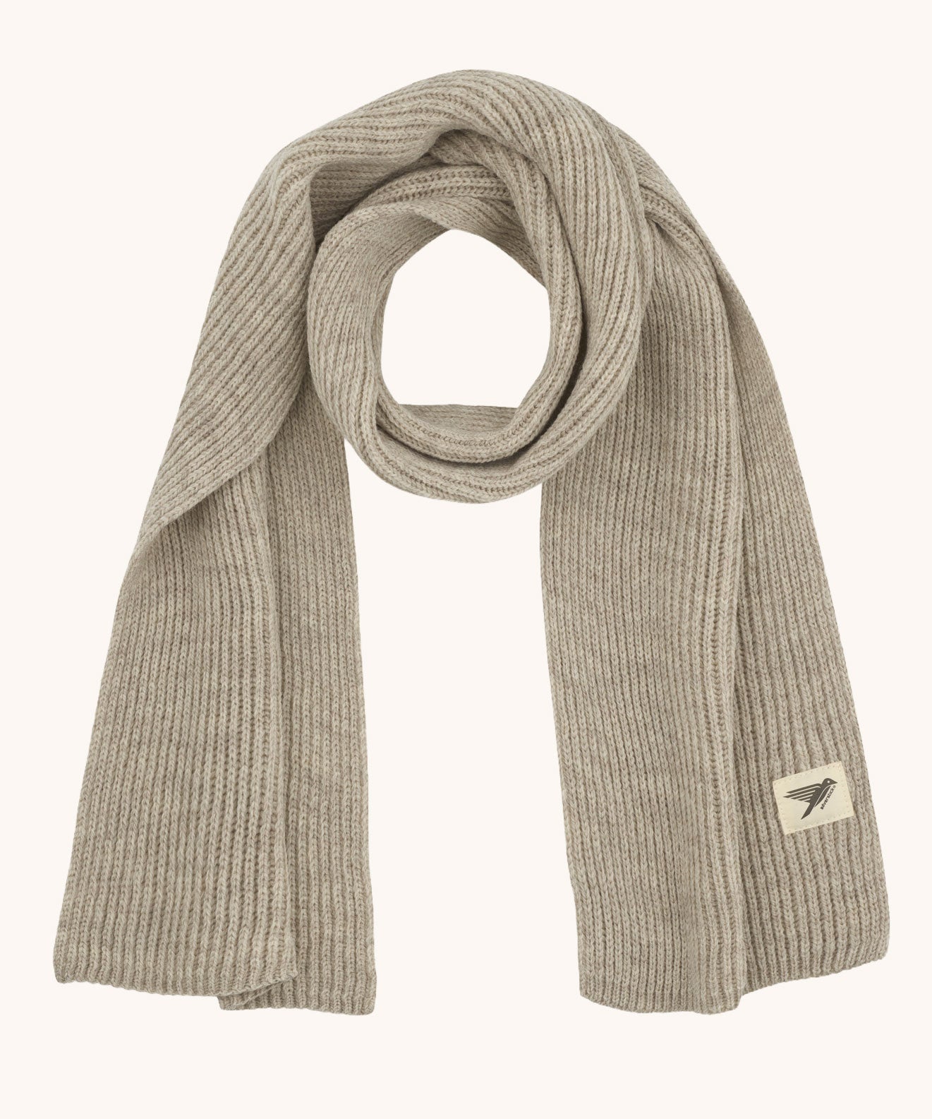 Silverstick Cirrus Merino Wool Scarf in the Oat colour way. Silverstick are proudly made in the UK and stocked here at Babipur. 