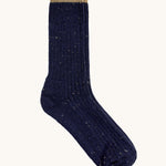 Silverstick Pennine Wool Socks in Navy.