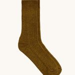 The Silverstick Pennine Wool Socks in a Harvest colour.