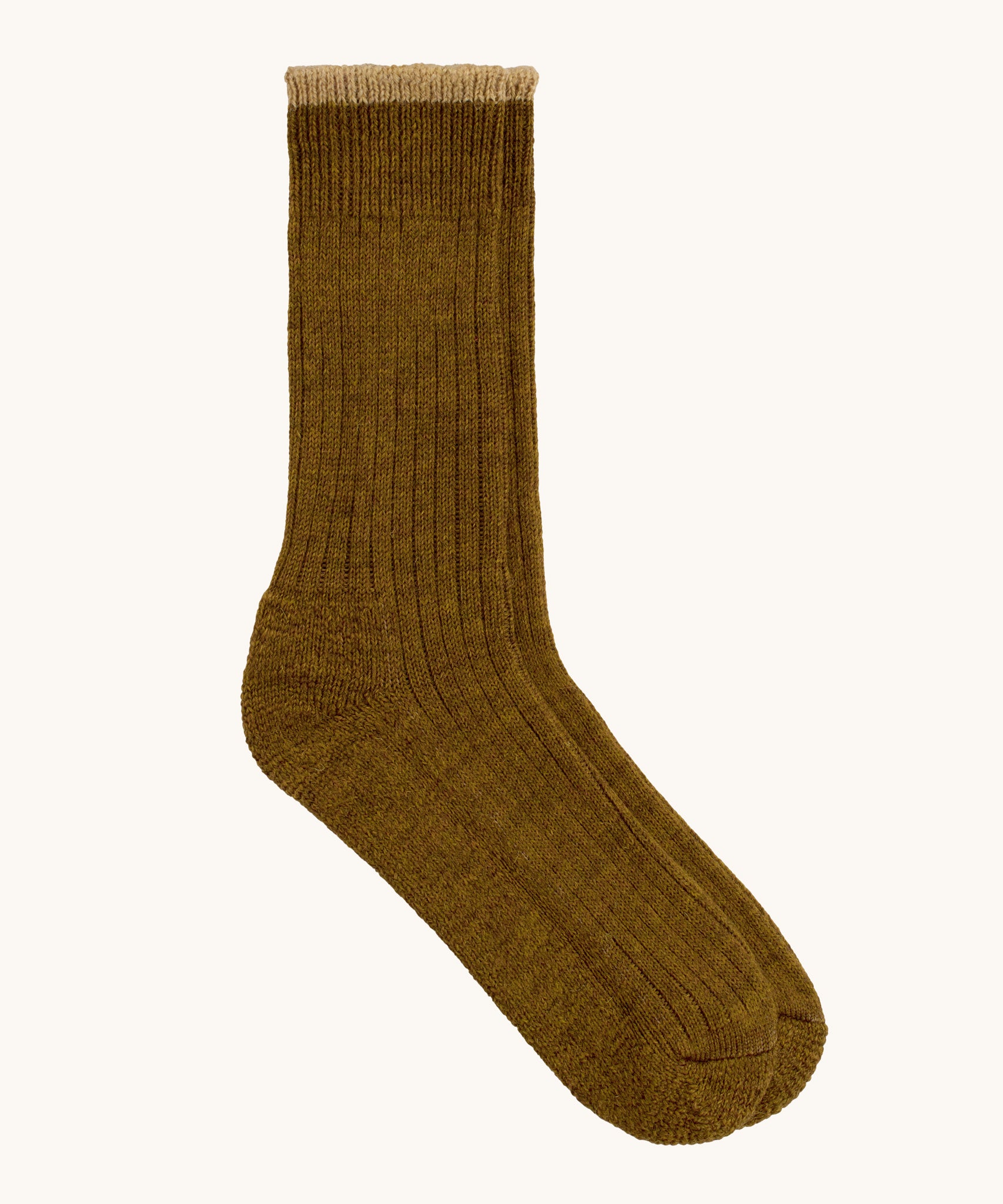The Silverstick Pennine Wool Socks in a Harvest colour.