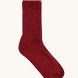 The Silverstick Pennine Wool Socks in Red.
