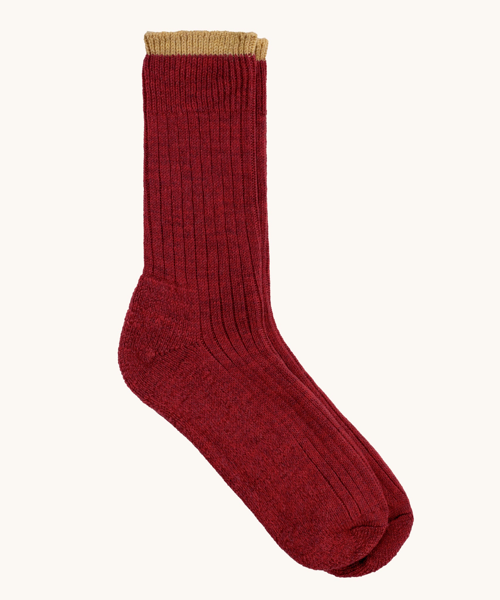 The Silverstick Pennine Wool Socks in Red.