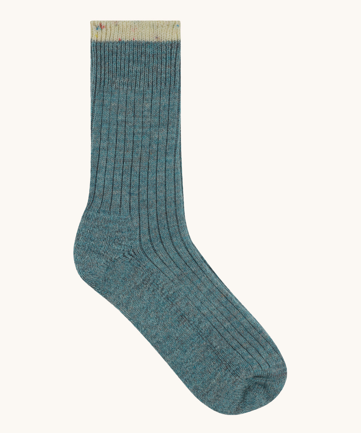 The Silverstick Pennine Wool Socks in the summer storm colourway.