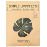 Simple Living Eco Laundry Detergent Sheets - Fresh Linen 32 Pack