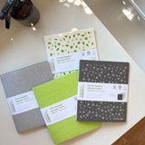 A Slice of Green Swedish sponge cloths in different colours, made from natural materials and recycled cotton, used in an eco-friendly kitchen.