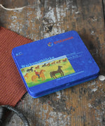 Stockmar 8 wax blocks in a storage tin.