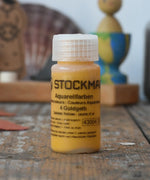 Stockmar 20ml liquid watercolour paint in golden yellow.