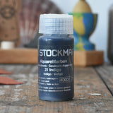 Stockmar 20ml liquid watercolour paint in indigo.