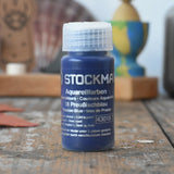Stockmar 20ml liquid watercolour paint in prussian blue.