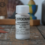 Stockmar 20ml liquid watercolour paint in white.