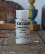 Stockmar 20ml liquid watercolour paint in white.