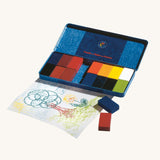 Stockmar 16 Wax Blocks set in a tin. 