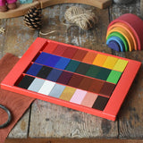 Stockmar 32 wax crayon blocks set.