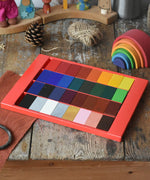 Stockmar 32 wax crayon blocks set.