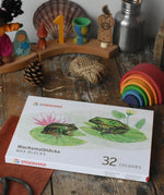 Stockmar 32 wax crayon blocks set box.