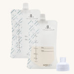The milk storage bags and attachment, included in the Lola & Lykke Breast Pump Set