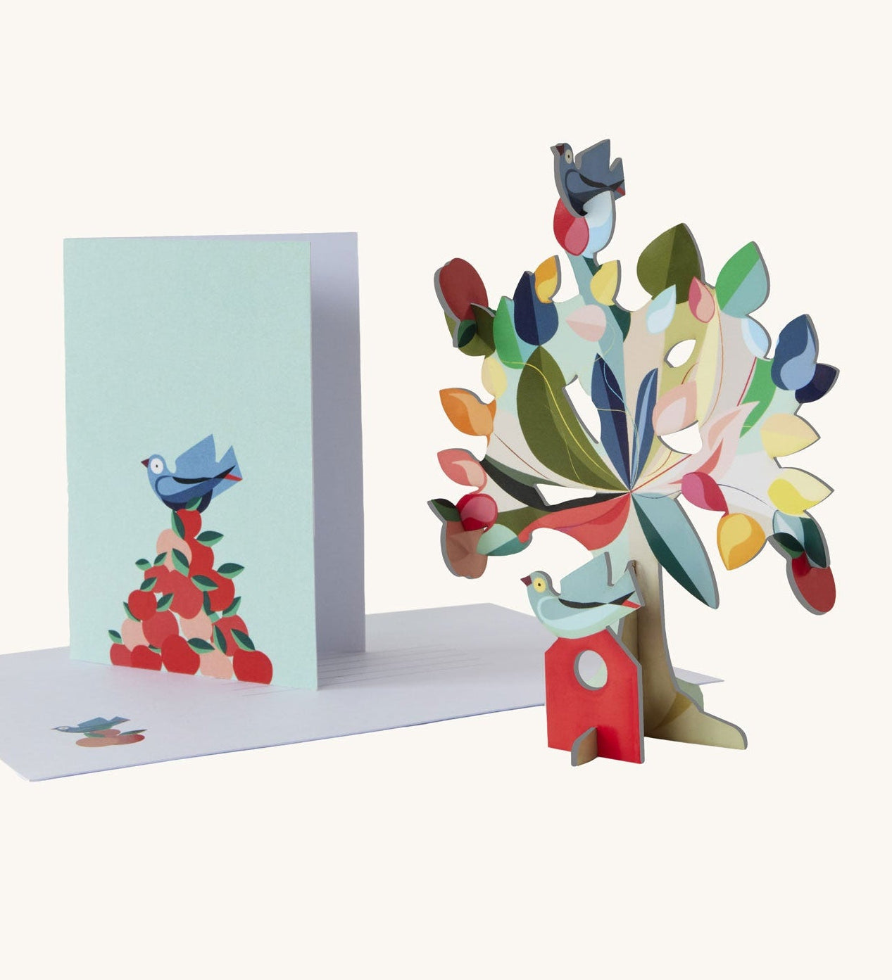Studio Roof 3D Pop Out Card Dream Tree. A 3D cardboard DIY tree with birds