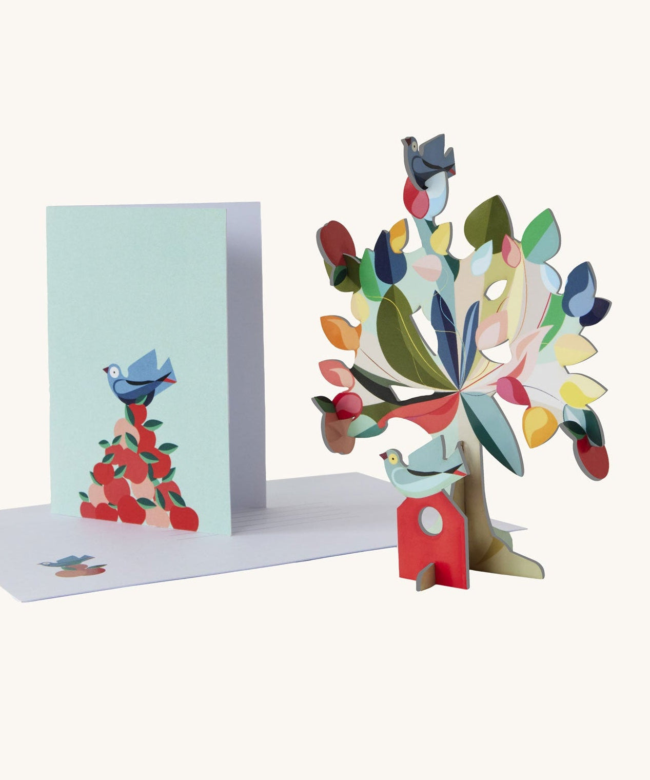 Studio Roof 3D Pop Out Card Dream Tree. A 3D cardboard DIY tree with birds