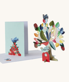 Studio Roof 3D Pop Out Card Dream Tree. A 3D cardboard DIY tree with birds