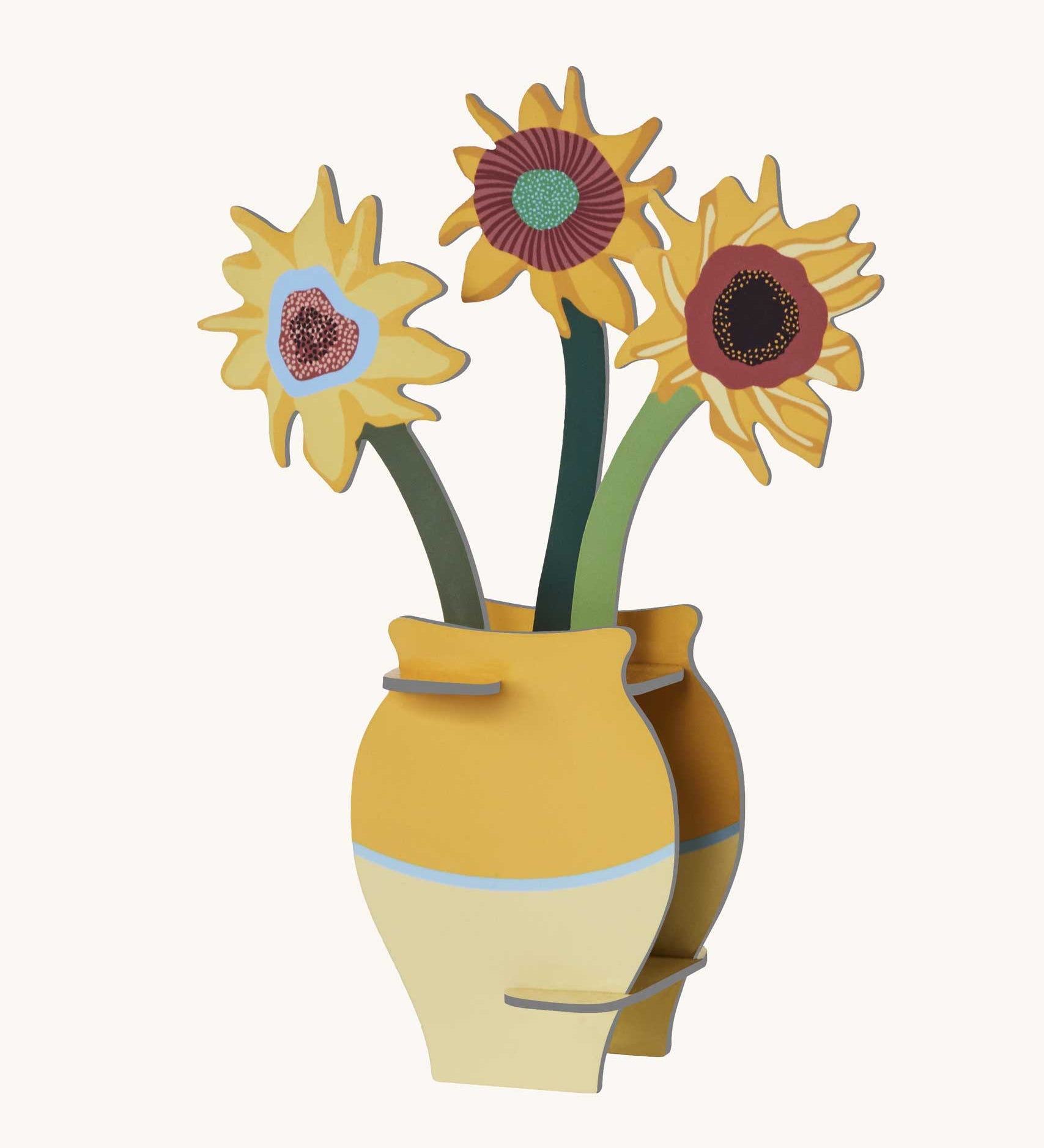 Studio Roof 3D Pop Out Card Van Gogh Flowers. This 3D pop out card DIY kit is part of Studio Roof's artist flowers collection which is available at Babipur. 