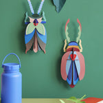  3D Wall Art. A beautiful Emerald Beetle model