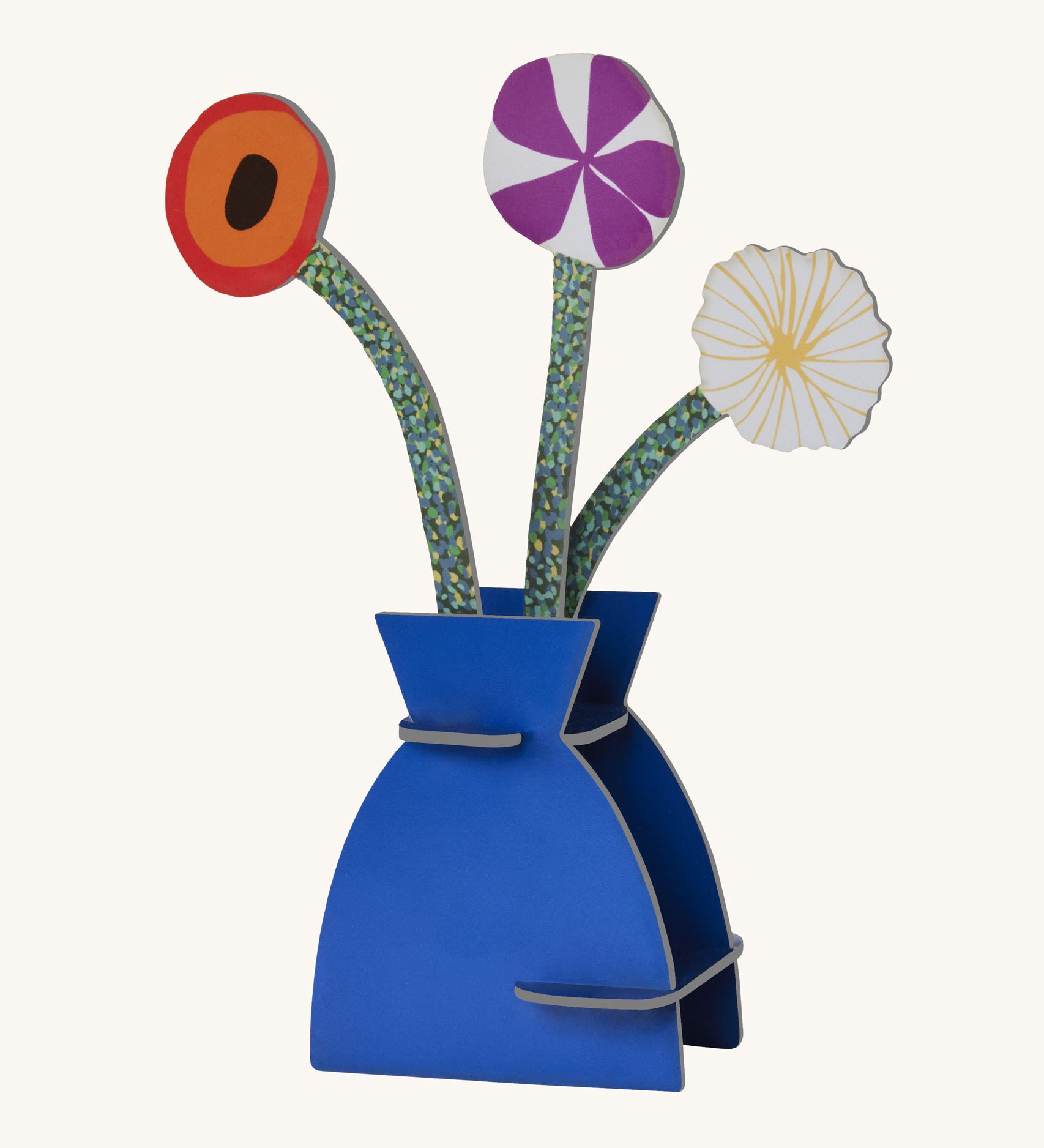 Studio Roof 3D Pop Out Card featuring a Klimt Flowers design. This 3D pop out card bouquet is part of Studio Roof's artist collection which is available at Babipur. 