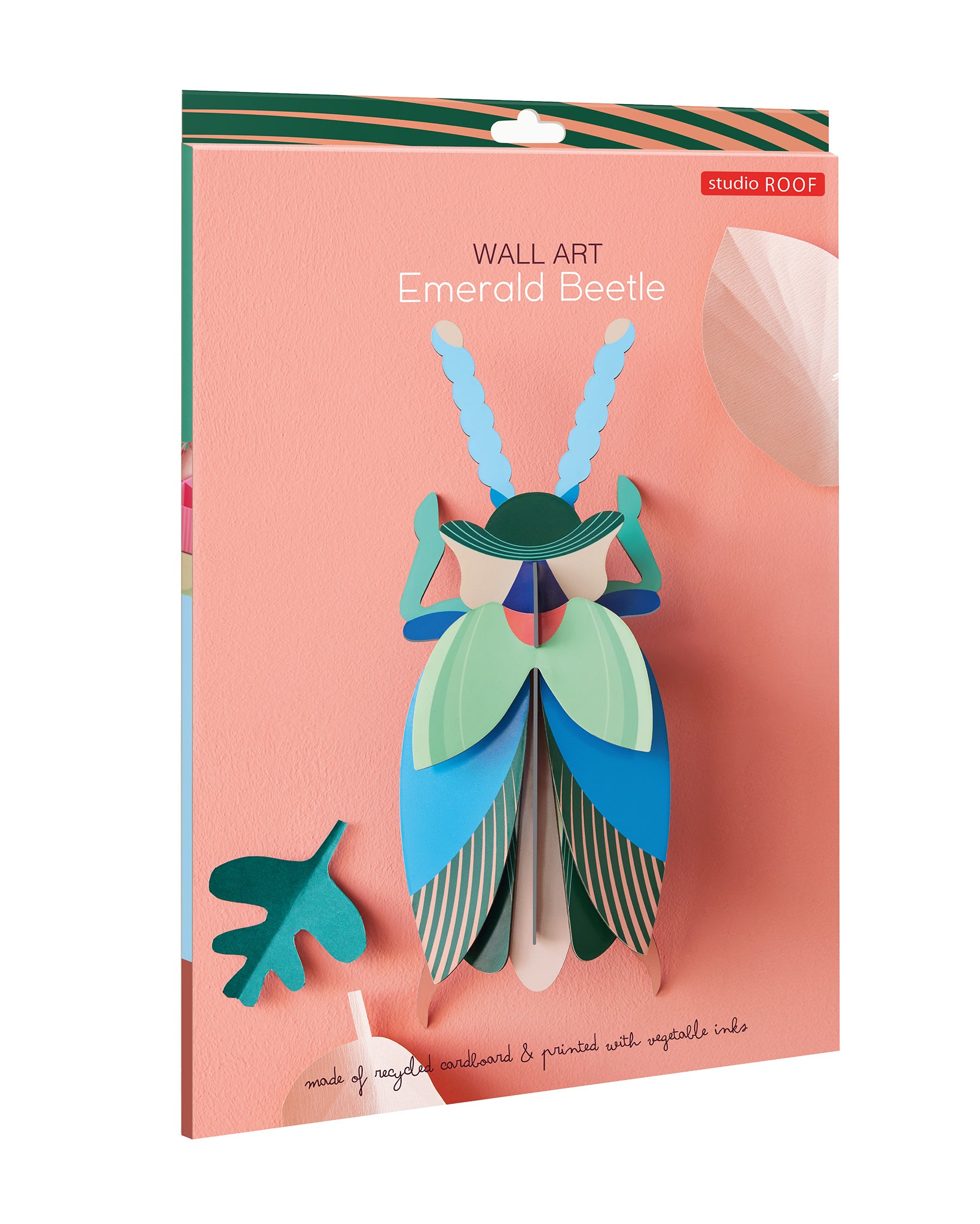 Studio Roof Emerald Beetle Cardboard Model – Babipur