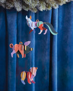 hanging from a Christmas tree