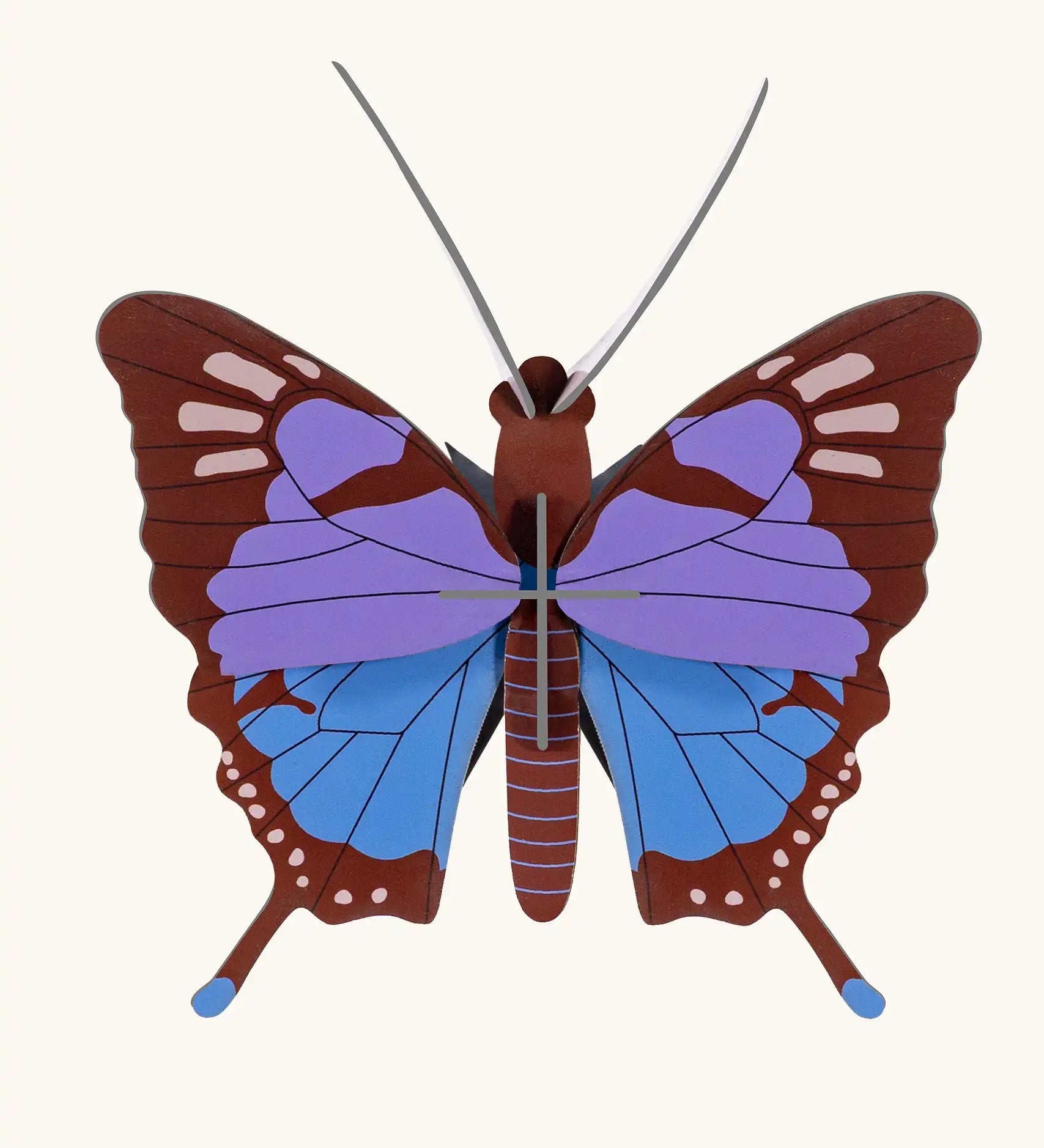 Studio Roof Insect blue Chrysalus Butterfly DIY wall art decoration. 