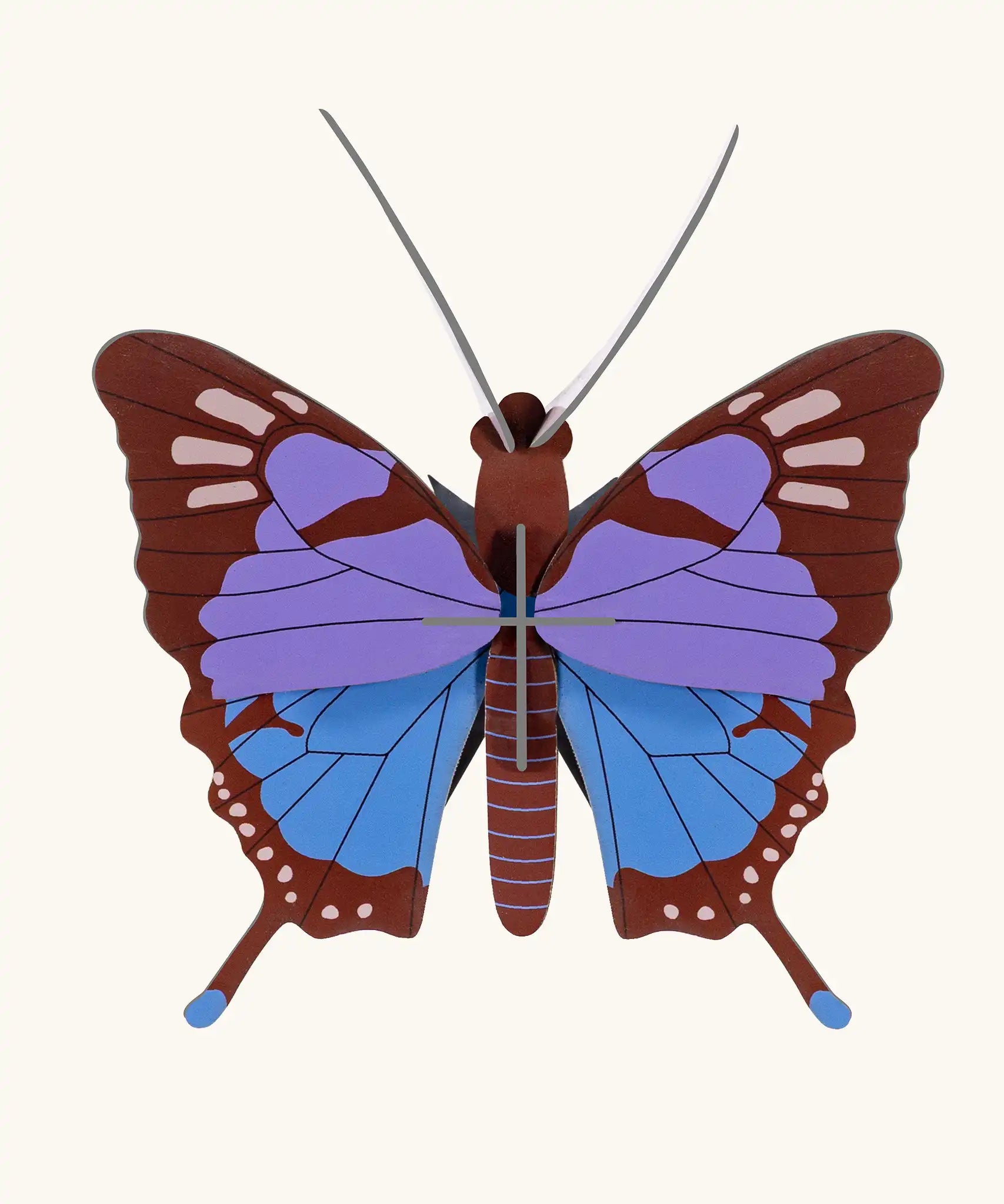 Studio Roof Insect blue Chrysalus Butterfly DIY wall art decoration. 