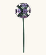 Studio Roof allium everlasting flower decoration craft kit shown built.