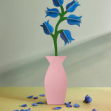 Studio Roof campanula everlasting flower decoration craft kit shown built and displayed in a vase.