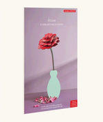 Studio Roof rose everlasting flower cardboard craft kit shown in it's packaging.